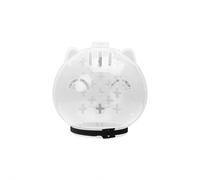 Adjustable Cat Muzzle for Grooming - Breathable Anti-Bite Helmet with Transparent Bubble Design, Secure Pet Mouth Cover for Bathing, Vet Visits, and Nail Trimming (Clear 1pcs S)