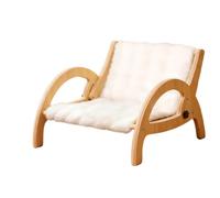 Adjustable Cat sofa-Scratcher - Wooden Frame Cat Bed And Scratching Furniture, Claw Grinding Lounge, Indoor Pet Resting Spot | Kitten Sleeping And Playing Accessory For Carpet Wall Door Protection