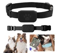 Adjustable Cat Tracker, Cat Tracker Gps Collar For Small Cats, Dog tracker, Pet tracker (iOS/Android compatible), Pets Gps Tracker Collar, Smart Pet Locator for Cats and Dogs (Black)