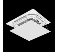 Adjustable Ceiling Air Vent, 39in Canvas Cover for Central AC Square Outlets, Perfect for Airflow Control and Energy Efficiency