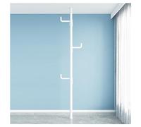 Adjustable Ceiling Clothes Hanger - Floor-to-Ceiling Garment Rack Space-Saving Clothes for Home Closet and Apartment Storage Solutions.