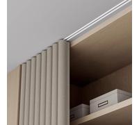 Adjustable Ceiling Curtain TrackFlexible SpaceSaving Room Divider Easy Installation Perfect for Home & Office Unique Sliding Design