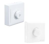 Adjustable Ceiling Fan Speed Control Switch Wall Button Dimmer Electronics Mechanical Rotary On/Off Ceiling Fan Knob Replacement White