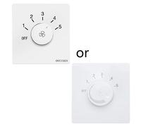 Adjustable Ceiling Fan Speed Control Switch Wall Button Dimmer Switch Electronics Mechanical Rotary-On/Off 220V Ceiling Fan Replacement Cleaner Duster-with Telescoping Fixture High Kit