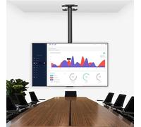 Adjustable Ceiling Mount TV Bracket Telescopic Wall Mount for LCD Flat Panel TVs Sturdy Metal Fixing Perfect for Home Theater & Space-Saving Solutions.