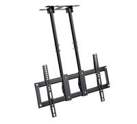 Adjustable Ceiling Tv Mount Bracket - Adjustable Height Double Pole Single Screen Tv Mount, Double-Pin Hanging Tv Mount Suitable For 40-90/50-110 Inch Led Flat Screens,40,90inch