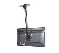 Adjustable Ceiling TV Mount Bracket - Ceiling TV Mount Bracket, Tilt Swivel Ceiling TV Mount for 12-27 Inch TVs, Max 200x200mm TV Bracket, Multiple Height Options TV Sta,2m