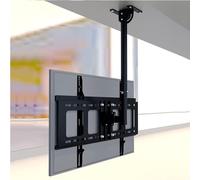 Adjustable Ceiling Tv Mount Bracket - Ceiling Tv Mount, Hanging Full Motion Tv Mount For 32-70 Inch Tvs, Tilt And Swivel Design Tv Stand, Suitable For Flat And Vaulted Ceiling,0.5,1m
