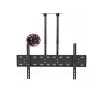 Adjustable Ceiling TV Mount Bracket Double Pole Ceiling TV Stand for 60-120 Inch TVs Fit Flat and Vaulted Ceiling Expansion Screw Fixing,2m
