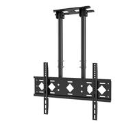 Adjustable Ceiling TV Mount Bracket Double Pole Design for 4085 Inch LED Flat Screen Displays Max600x400mm Ideal for SpaceSaving Ceiling Installation