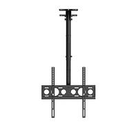 Adjustable Ceiling TV Mount Bracket, Fits 32-55inch LED Screen Display, 110 Lb Load Capacity, Black TV Bracket（2.5-3m）