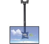 Adjustable Ceiling TV Mount Bracket,Fits Most 12-32 Inch LED Screen Display,Can Tilt/360°Swivel,with Loading 99 Lbs TV Mount,1.8m