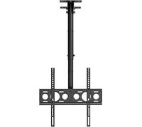 Adjustable Ceiling TV Mount Bracket for 32 55 inch LED Sns 110 lb Load Capaci Swivel & Tilt Heavy Du Black TV Mount for Optimal Viewing Angle