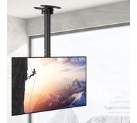 Adjustable Ceiling TV Mount Bracket for 39-90 Inch LCD TVs Telescopic Wall-Mounted Bracket Heavy-Duty Expanding Metal Screw Fixing for Optimal Viewing