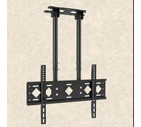 Adjustable Ceiling Tv Mount Bracket For 40-85 Inch Led Flat Screen - Vesa 600X400Mm, Double Pole Design With Adjustable Tilt For Optimal Viewing Angle, Space-Saving Solution