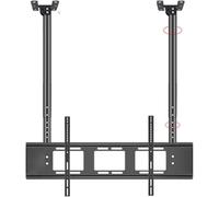 Adjustable Ceiling TV Mount Bracket for 55-86 Inch LED Sns Double Bar Tilt Design Electric TV Lift Heavy-Du Easy Installat Perfect for Home & Office Use