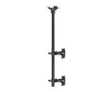 Adjustable Ceiling Tv Mount Bracket - Monitor Bracket, Tv Lift, Full Motion 360 Deg Rotation Tilt Swivel Tv Mount, Fits 12-27 Inch Tvs, Fit Flat And Vaulted Cei，C-1.5m