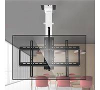 Adjustable Ceiling TV Mount Bracket - with Remote Control Motorized Ceiling TV Mount, Electric TV Lift and Memory Setting, for 32" to 75" TVs Up to 50kg/132lbs, Three Installation