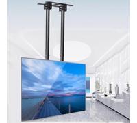 Adjustable Ceiling TV Mount, Dual-Arm Suspension, 220 lbs Capacity for Home and Commercial Use