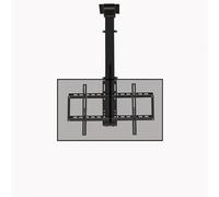 Adjustable Ceiling TV Mount for Curved/Flat Screens 32-75 Inch Supports Up to 60kg VESA 600x400mm Height Adjustable Perfect for Home Theatre and Commercial Use