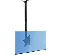 Adjustable Ceiling TV Mount, Swivel & Tilt Bracket, Compatible with Most 14-42 Inch LED Screens, Foldable Design, 30° Angle for Optimal Viewing Experience
