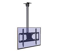 Adjustable Ceiling TV Mount, Tilt & Swivel Bracket for 32"-65" TVs, Supports up to 132 LB, VESA 500x1000mm Compatible, Perfect for Home Theater & Space-Saving Solutions