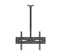 Adjustable Ceiling Tv Mount With Tilt & Swivel, Fits 40-60 Inch Lcd Flat Screen Tvs, Heavy-Duty Tv Stand Bracket, Rotating Arm For Optimal Viewing Angle,0.51m