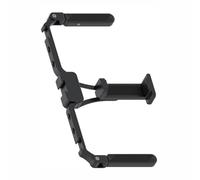 Adjustable Cell Phone Clip Clamp Holder Phone Adapter Phone for Photography with 2 Cold Shoe Mounts and 360 Rotation for Video Shooting Video