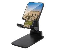 Adjustable Cell Phone Stand for Desk Foldable Mobile Israel at The Tower of David Phone Holder Cradle Dock Fit 4.0-8.0 Inch Smartphones Portable Travel Essentials Office Desktop Accessories Decor