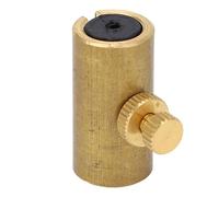 Adjustable Cello String Wolf Tone Eliminator, Metal Cello Wolf Tone Mute Suppressor Compatible with Brass and Rubber, 12mm,Gold, with Tube, for Instrument (L for Bass