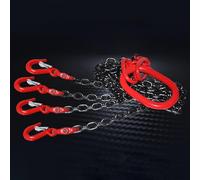 Adjustable Chain Slings For Lifting 3 Ton Capacity, 4 Leg Heavy Duty Engine Chain Hoist Lifts For Logistics Freight/Construction Sites/Bridge Construction((3 Ton load) 0.5m/1.6ft Long - 4 leg)