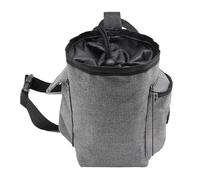 Adjustable Chalk Bag Bucket Magnesium Chalk Bag Climbing Chalk Bag For Rock Climbing Gymnastics Weightlifting Powerlifting Crossfit Calisthenics Cycling Dancing Parkour Freerunning (Gray)