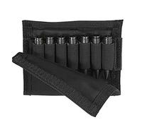 Adjustable Cheek Rest Stock Holder Portable Pouch Pack for Enhanced Shooting Stability and Comfort (Black, One Size)