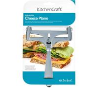 KitchenCraft Stainless Steel Cheese Slicer with Adjustable Wire, 15 x 11 cm (6" x 4.5"), Silver