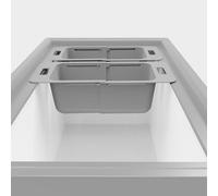 Adjustable Chest Freezer Basket, Freezer Organizer Bins Expandable, Universal Deep Freezer Baskets for Chest Freezer, Freezer Organization Accessories for Kitchen, 2-Pack