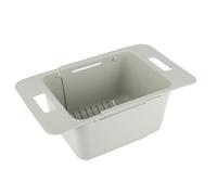 Adjustable Chest Freezer Basket, Retractable Freezer Storage Organizer, Universal Deep Freezer Bins with Drainage for Chest Freezer Expandable Freezer Organization (Green)