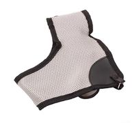 Adjustable Chest Protection Strap with Composite Shoulder Guard and Elastic Tape Suitable for Workout and Physical Training (grey)