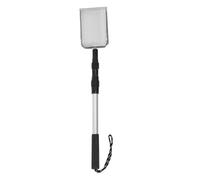 Adjustable Chicken Coop Rake, Extendable Handle Premium Metal Non-Stick Scoop with Push Lock Design for Cleaning Large Small Chicken Coops, Welded Fully Enclosed Edges,