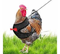 Adjustable Chicken Harness, Comfortable Chicken Set with Lead, Adjustable Chicken Harness, Breathable Adjustable Hen Training Walking for Duck, Rabbits