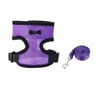 Adjustable Chicken Harness with Leash Comfortable Hen Vest Breathable Harness and Leash for Duck Roosters Training