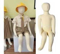 Adjustable Child Mannequin with Removable Head and Arms for Clothing Display in Retail Stores and Fashion Shows