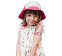 Adjustable Children's Armband for Freestyle Libre 2 / Plus - Dia-Style Kiddy - Comfortable and Colourful Elastic Band - CGM Sensor Protection - Adjustable Size 18-25 cm (Smiley Flower)