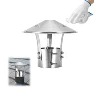Adjustable Chimney Cap Cone Top Stove Pipe Cover for Round Exhaust Duct
