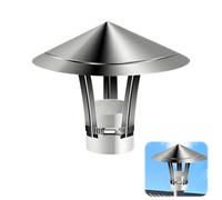 Adjustable Chimney Cap with Screen - Durable Ventilation Guard for Safety, Spark Protection, and Weather Resistance - Ideal for Home and Outdoor Use