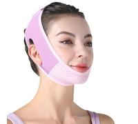 Adjustable Chin Strap V Line Lifting For Face Contouring Soft Polyester Chin Strap For Jaw Line Shaping Easy To Use Face Slimming Belt