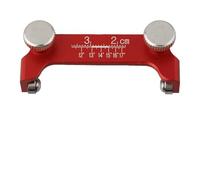 Adjustable Chisel Sharpening Jig, Aluminum Alloy Angle Guide for Woodworking Chisels and Carving Cutters, Precision Tool with Red Finish