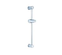 Adjustable Chrome Shower Riser Rail Round Style Shower Head Holder Bar Rack