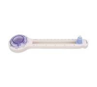 Adjustable Circle Cutter Rotating Circular Cutting Tool Paper Crafts Scrapbooking 9.4-33cm Range Transparent Purple