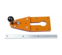 Adjustable Circle Jig for Woodworking, Precision Router Guide for Trim and Groove, Aluminum Alloy Fixture for Straight and Curved Cuts