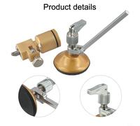 Adjustable Circular Glass Cutter with Suction Cup, Metal Alloy Handle and Scale for Precision Cutting, 7-40cm Diameter Range for Glass, Ceramic and Craft（200MM）